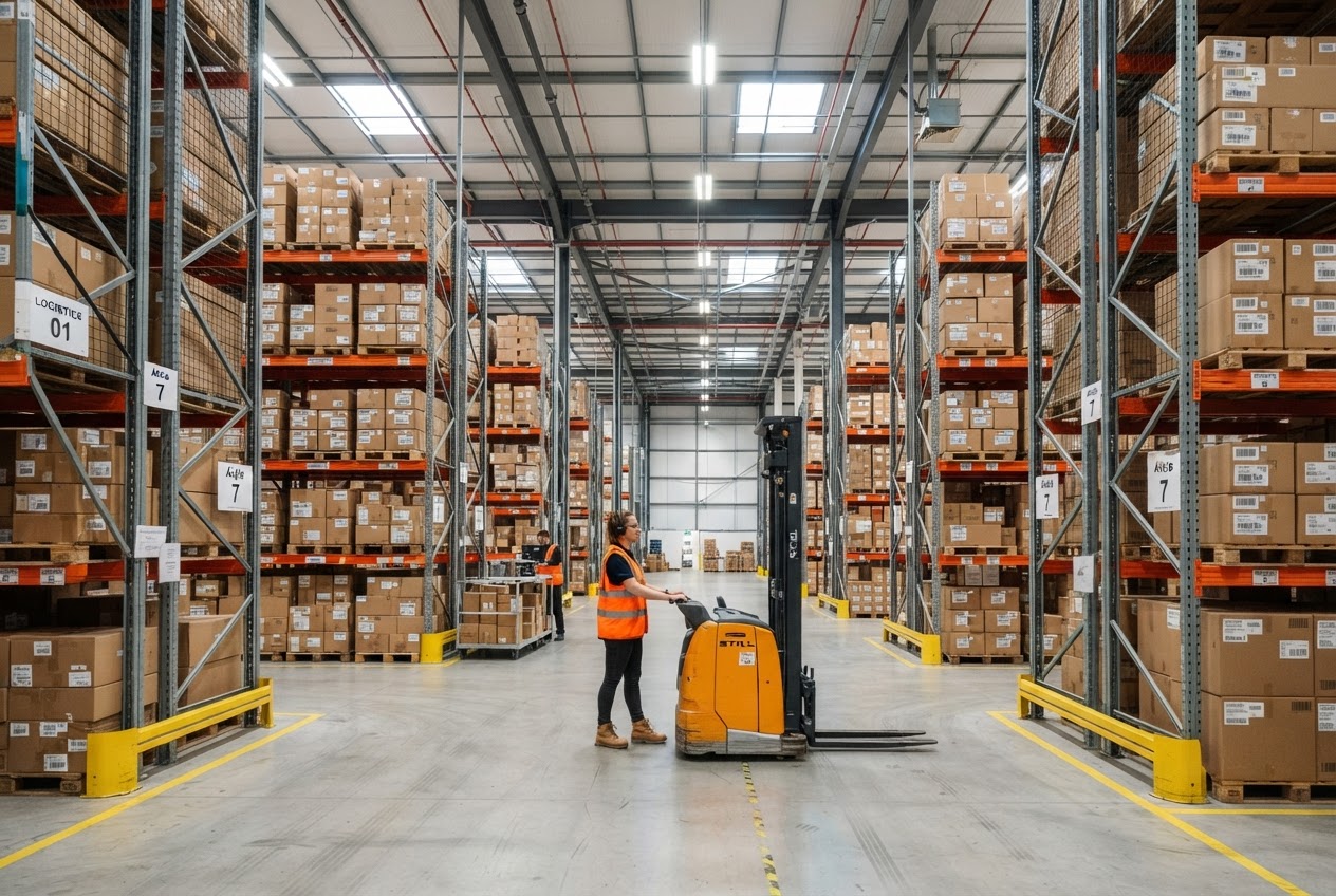 Warehouse stock and reserved inventory